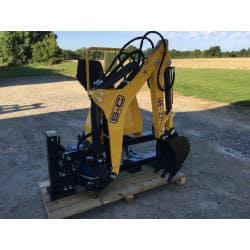 Pelle rétro S&C 45-23 - pour tracteurs 30 à 55 CV - 450 kg - profondeur de creusée 2230 mm_1