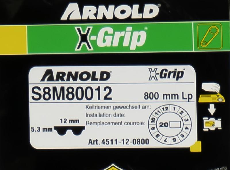 Courroie dentée trapézoïdale X-Grip - Type 120S8M800_1