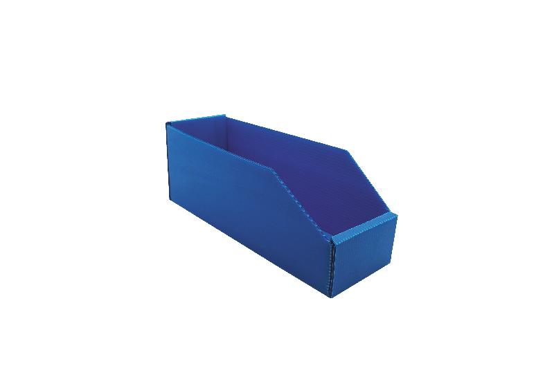 Bac à bec plastique alvéolaire bleu - 761516 – 380 x 300 x 155 cm_1