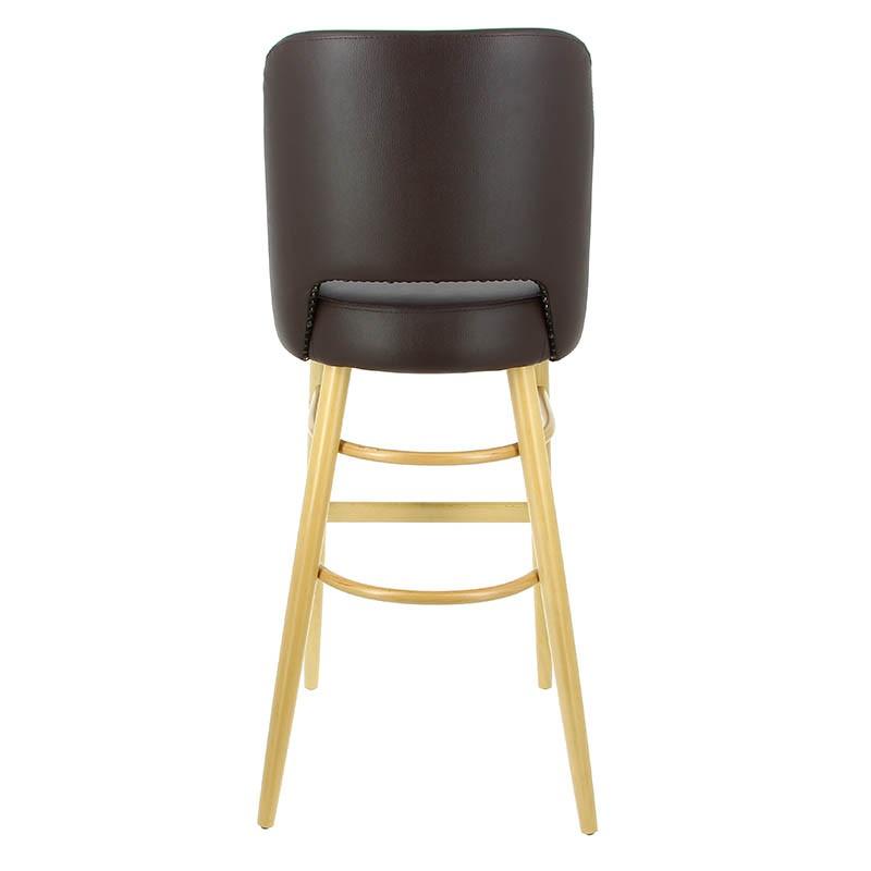 Chaise haute de restaurant Colisée confort - MARRON_1