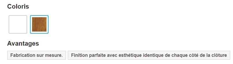 Clôture PVC CL 58 C - Type 58 C - CG Pro - Traverses hautes et basses 92 x 51 mm avec renfort inox_1