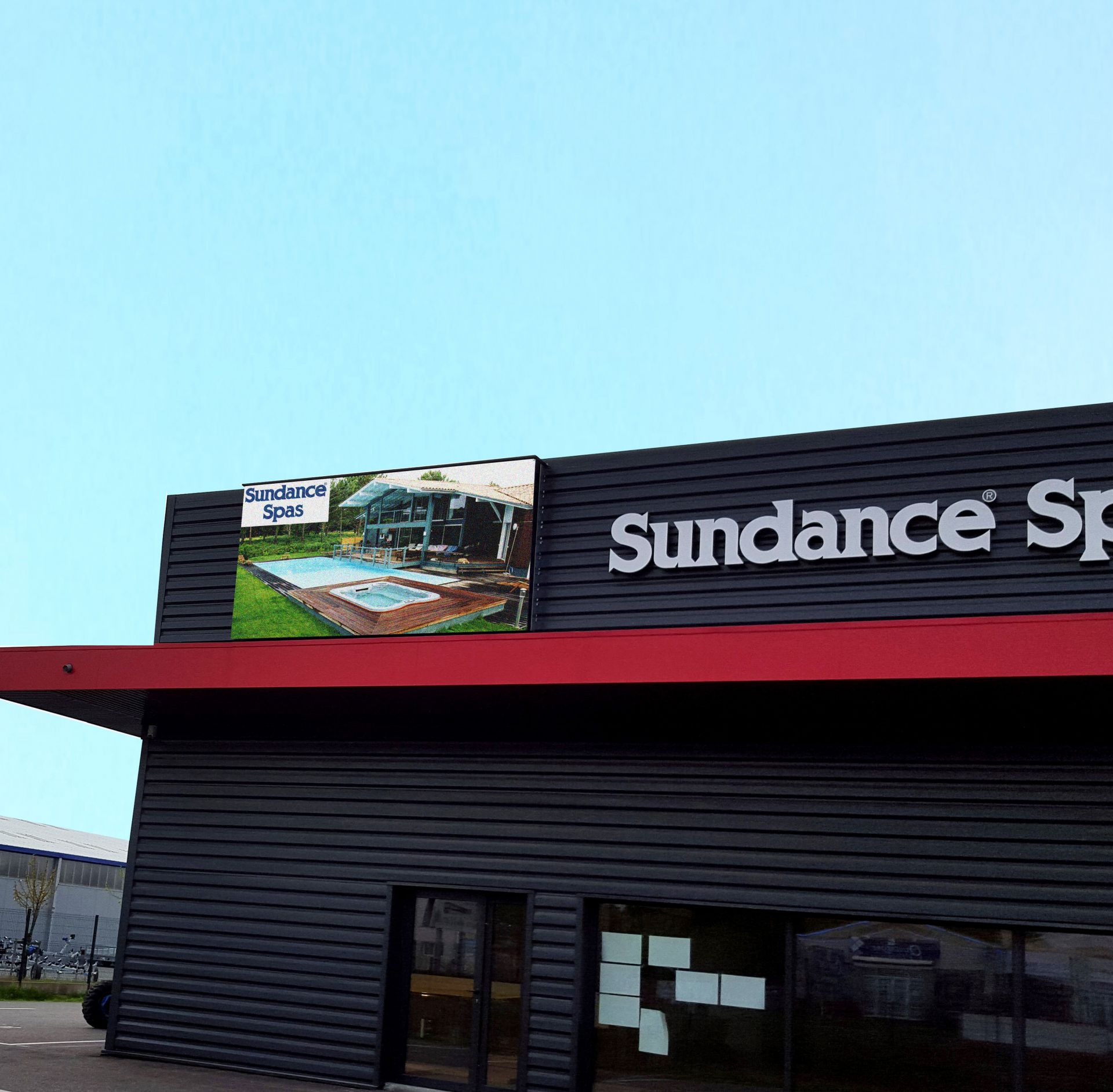 Écran LED mural extérieur - Pleines couleurs - Formats de 4m² à 8m² - Pitch P4.4, P6.67, P10_1