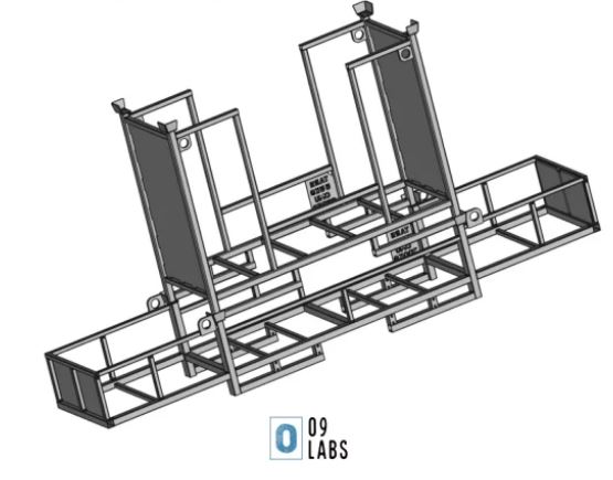 Garde-corps de chantier - Pack de démarrage de sécurisation : lisses et potelets - STARTER PACK_1