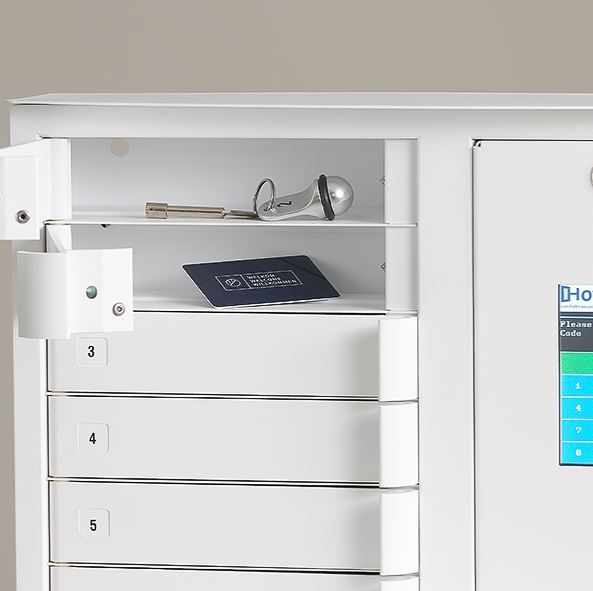 Keybox Maxi 24/24 - Armoire électronique de gestion des clés avec écran tactile 5 pouces et 6 compartiments_1