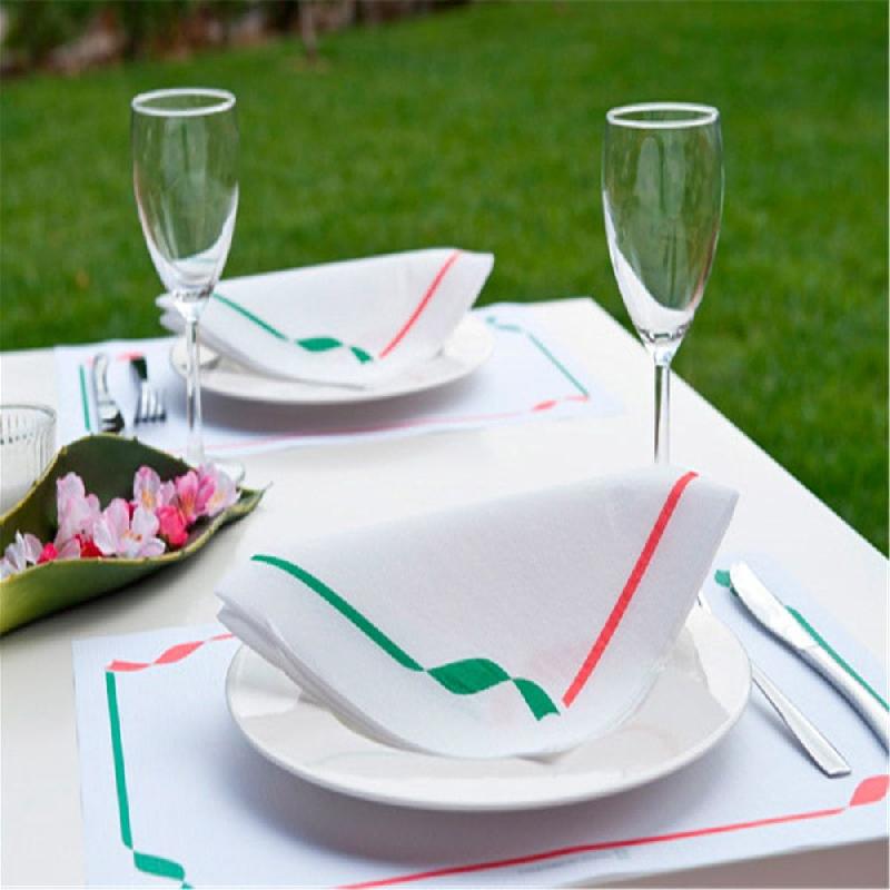Set de table papier blanc Trattoria 31x43cm - par 2000_1
