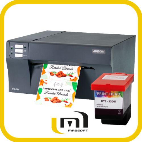 Tête d'impression avec réservoir à base de colorants - Primera LX3000e - 39ml - Référence 053001_1