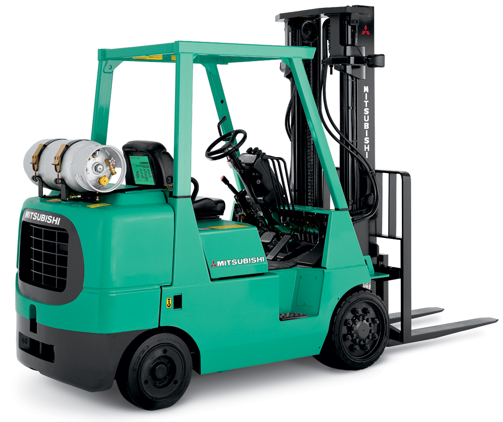 Chariot élévateur gaz à bandage Mitsubishi FGC45K STC - 4500 kg, compact et performant_1