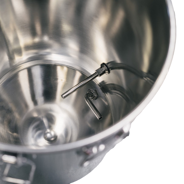 Fermenteur conique pour bière avec sonde thermique et thermomètre LCD - 53L_0