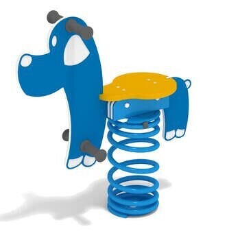 Jeu à ressort chien - conforme EN1176 - Référence BT15250 - ressort EIBACH et plastique HDPE de haute qualité_1