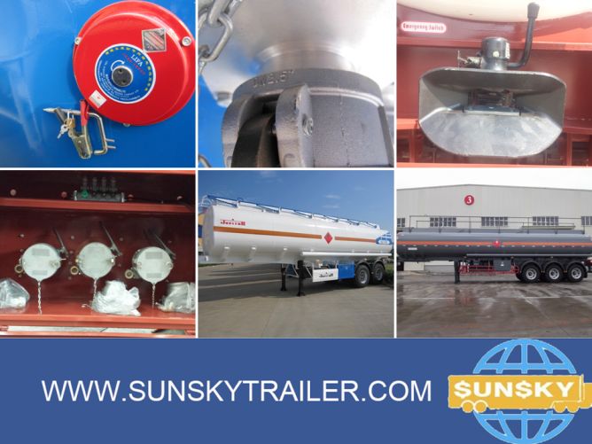 Ss9330grx - Remorque citerne Xiamen Sunsky Trailer Co., Ltd - Capacité 36000 L - Semi-remorque à essence 3 essieux_1