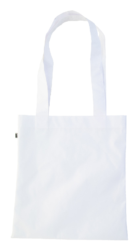Sac shopping en polyester RPET 600D - impression sublimation - anses longues - labélisé RPET_1