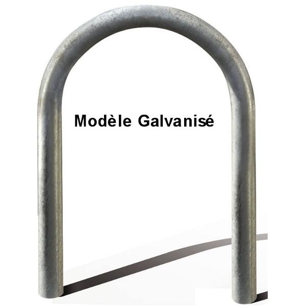 Appui cycles universel trombone - diamètre 60mm galva - hauteur 1000mm - réf 8201050_1