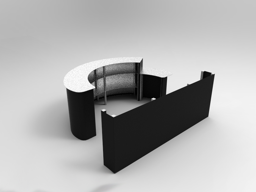 Banque d'accueil Mekadesign - personnalisable avec logo gravé et option éclairage_2