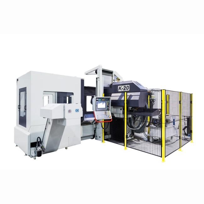 Fraiseuse à commande numérique semi-banc fixe MSA MTE - Série K - Guidage prismatique et tête universelle_1