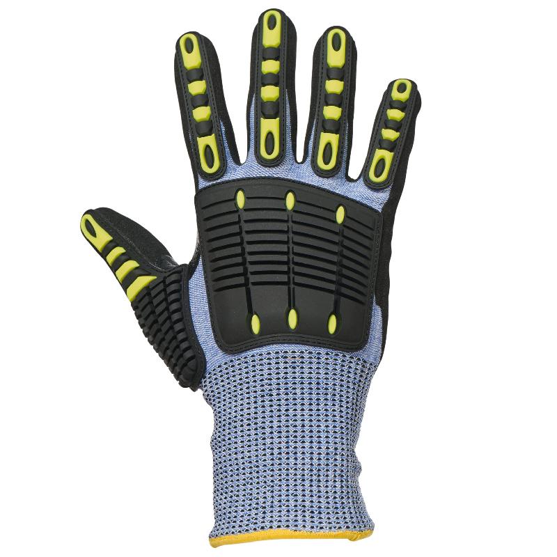 Gants de protection anti-coupures, chocs et écrasement - Réf: WKP710 - HPPE, fibre d'acier, polyester, élasthanne_1