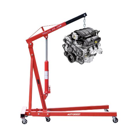 Grue d'atelier pliante hydraulique 1000 kg - 10 cm à 193 cm - autobest_1