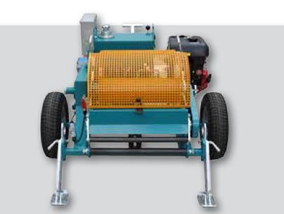 VM 1000 Treuil hydraulique pour la pose de câbles souterrains - Volta - Tirage max. 1500 daN - Moteur essence ou électrique_1