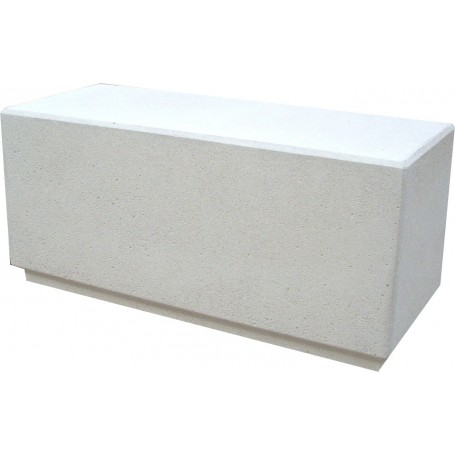 Banc public en béton moderne lebeau moulages banquette monobloc_1