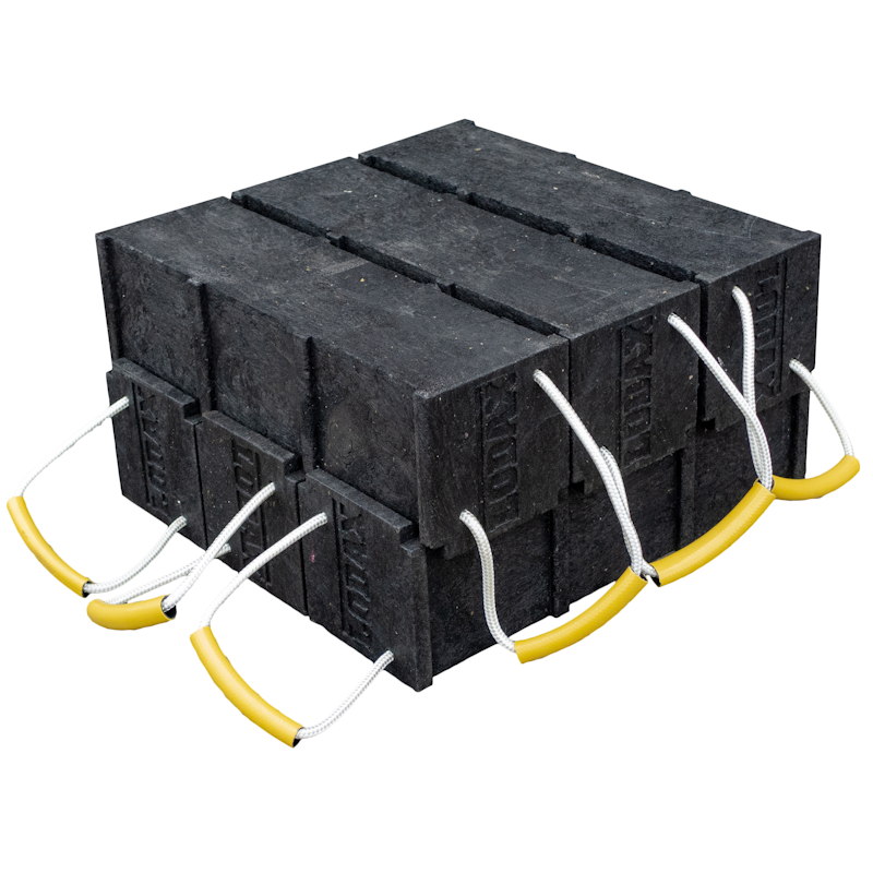 Bastaing auto-bloquant durable - Résistant aux produits chimiques et huiles - Pour stabiliser charges et machines_1