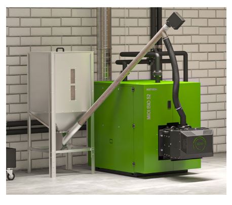 Midi BIO NE 42 kW - Chaudière à granulés haute efficacité avec brûleur auto-nettoyant et module internet_1