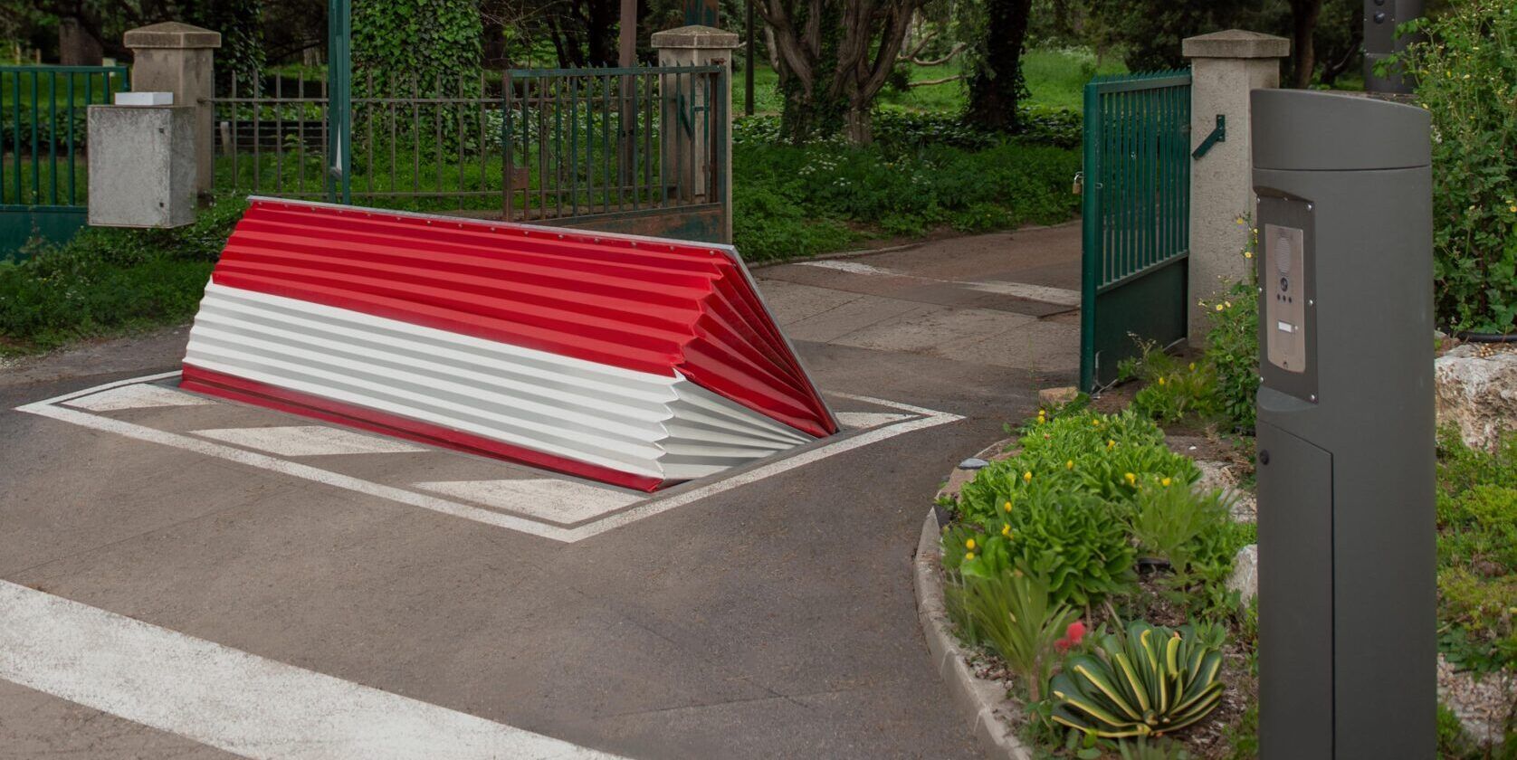 Roadblocker automatique escamotable - hauteur 100 cm - longueur jusqu'à 4 m - RB100-C80_2