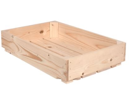 S1 - Caisse aromatique en bois Simply à Box - L36 x H11 x P54 cm - Bois brut ou 6 coloris de lasure_2