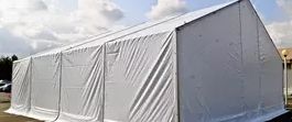 Abri ou tente industrielle tout terrain, légère et grutable - 8.5, 10.5 et 12.5 m de portée libre - Mobicover_1