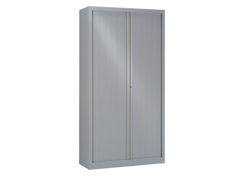 Armoire haute à rideaux bilame H198 cm - monobloc livrée montée avec serrure anticrochetage_1