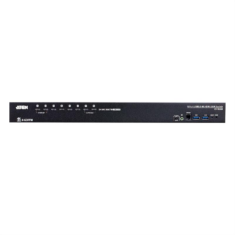 Aten cs18208 commutateur kvm usb 3.0 4k hdmi à 8 ports_1