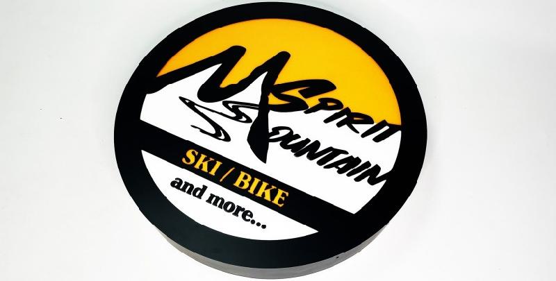 Caisson lumineux rond Alu-dibond - LED - Personnalisé - Aluminium - IP67 - 3mm d'épaisseur_1