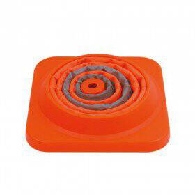 Cône de signalisation lumineux pliable - 75 cm_1