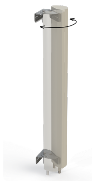 Décroche antenne - Système de réglage d'azimut pour mâts Ø60 à Ø139_1