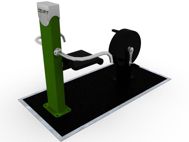 Equipement de fitness extérieur - Vélo senior - 8065091 - Denfit Gym - Hags_1