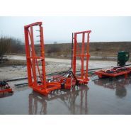 Étaupineuse - herse agricole - Jurane - largeur de travail 5 à 7.50 m - cadre UPN de 140 - relevable hydrauliquement_1