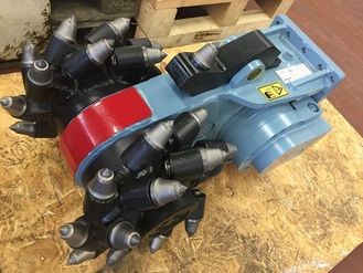 Fraises hydrauliques à double tambours pour pelles de 3 à 8 tonnes - Puissance 22 kw - G5_1