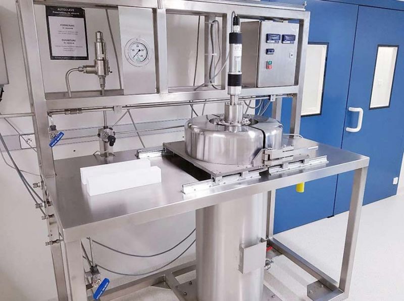 SFE Lab 1x40L 350 bar - Extracteur de laboratoire - SFE Process - CO2 débit 100 kg/h - Rotation du panier et couvercles ultra-sécurisés_1