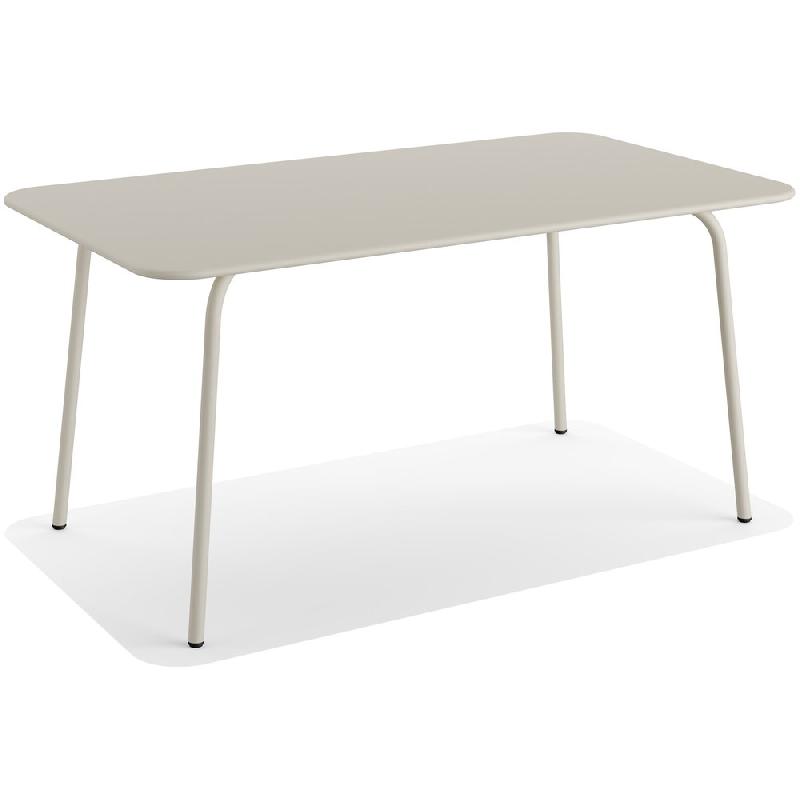 Shine - Table de terrasse rectangulaire Sable_1