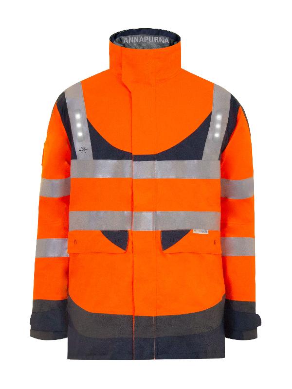 Parka Annapurna LED de signalisation - haute visibilité, imperméable, 3 modes d'éclairage - T2S_1