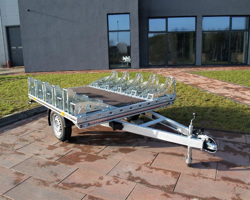 Remorque Porte Vélos - Surface antidérapante, 10 supports, 750 kg - BIKE 10_1