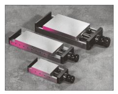 Table de positionnement forte charge en fonte grise GG25 - chariot réglable avec molette micrométrique_1