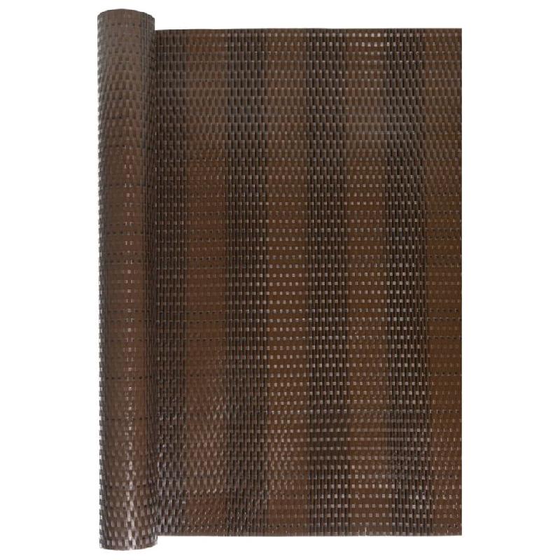 Vidaxl paravent de balcon brun et noir 1000x90 cm résine tressée 156263_1