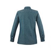 Veste de cuisine Briva ML - Robur - col officier - denim chambray léger et stylé_1