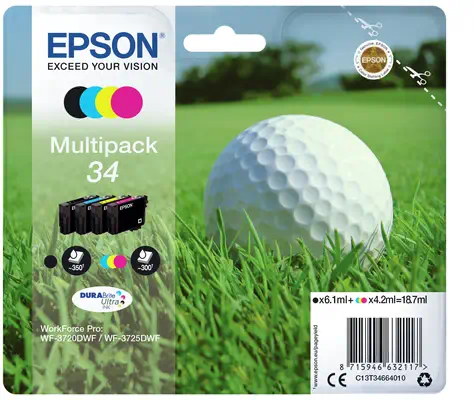 Multipack 4-colours 34 DURABrite Ultra Ink_1