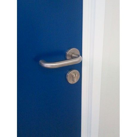 Porte de chambre froide coulissante - isodoc - en acier galvanisé, prélaqué polyester_1