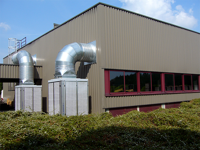 Appareil de rafraîchissement d'air pour lieux de production