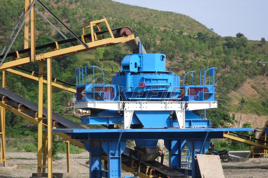 Concasseur broyeur vsi pour fabrication de sable artificial utilisant l'agrégat_1