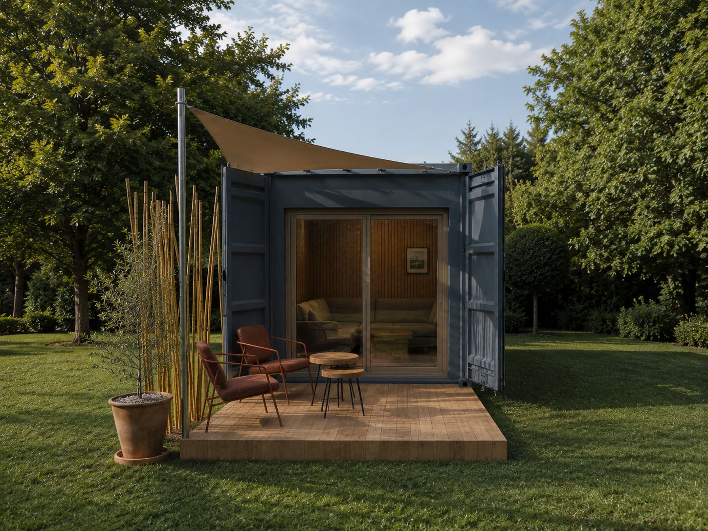 Container aménagé sur mesure – Bureau, local technique, vestiaire ou espace de stockage_1