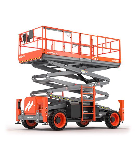 Sj9243 RT - Nacelle ciseaux tout-terrain Skyjack - 15,11 m de hauteur de travail, moteur diesel Stage V_1