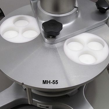 Mh120 - formeuse à steak haché - mainca - machine équipée d'un plateau pour 1 steak de 120 mm de diamètre_1