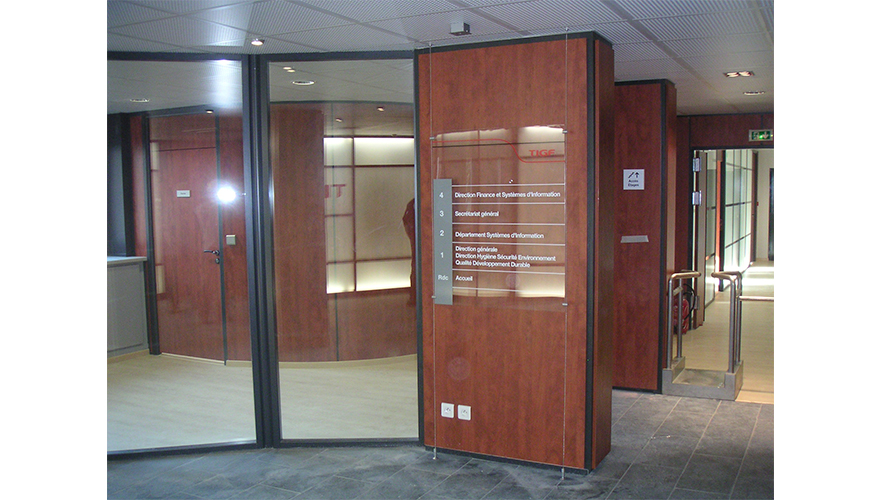 Panneau d'information intérieure personnalisable - résistant à l'usure et aux intempéries - matériaux durables et écologiques_1